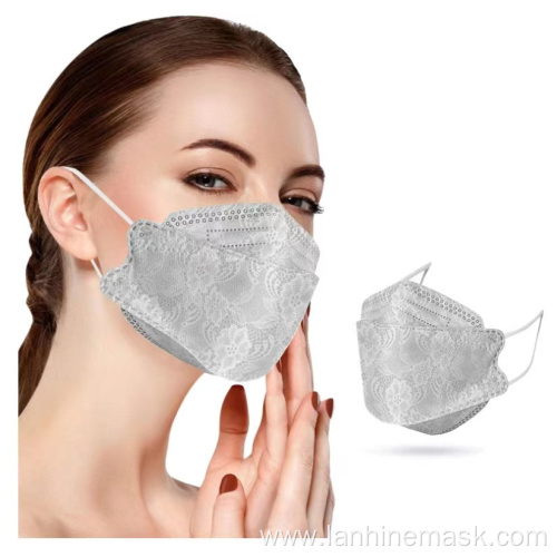 White Adult disposable korean face mask KF94